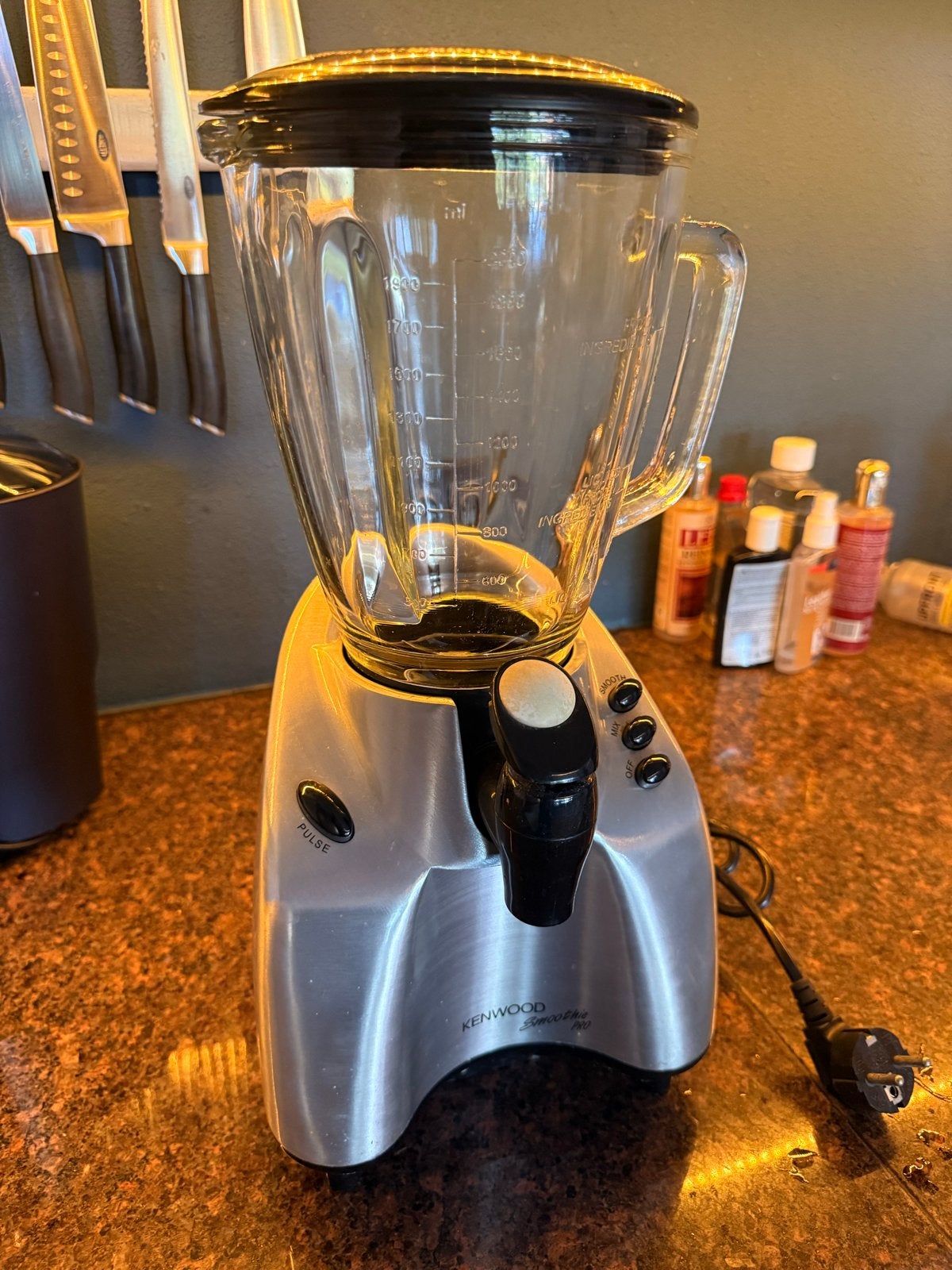 Kenwood Smoothie Pro Blender - Zilver, Witgoed en Apparatuur, Blenders, Gebruikt, Blender, Ophalen
