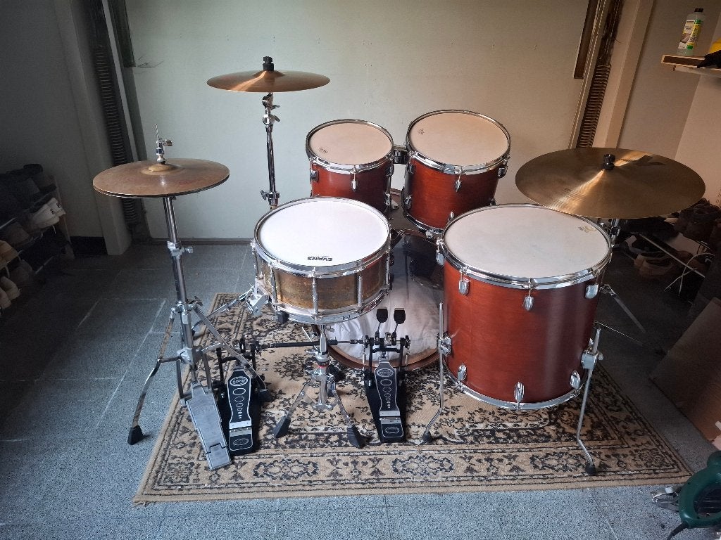 Premier kit + high end bekkens (snare niet inbegrepen), Ophalen, Gebruikt, Premier