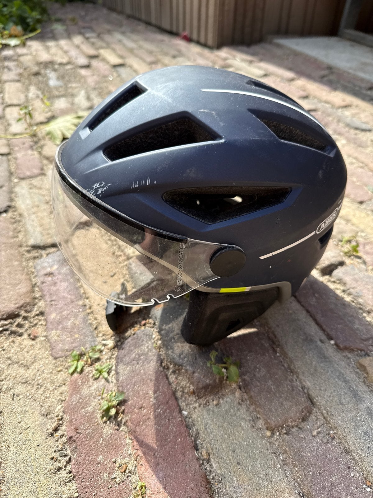 ABUS Pedelec 2.0 fietshelm met vizier, Ophalen, Gebruikt, Overige maten, Heer of Dame