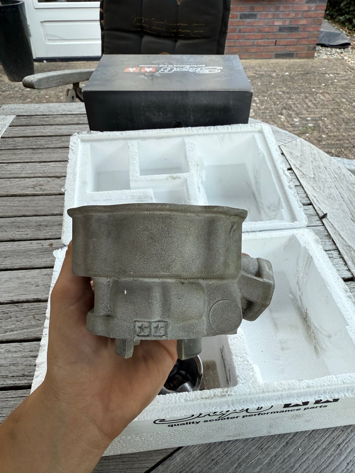 Stage6 50cc MKII aluminium cilinderkit (Derbi), Ophalen of Verzenden, Gebruikt, Cilinder