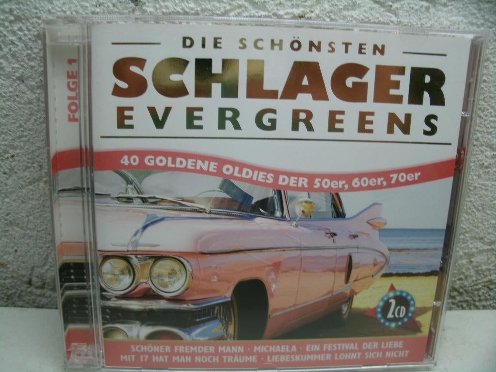 cd 82 schlager evergreens 40 goldene 2 cd, Ophalen of Verzenden, Zo goed als nieuw