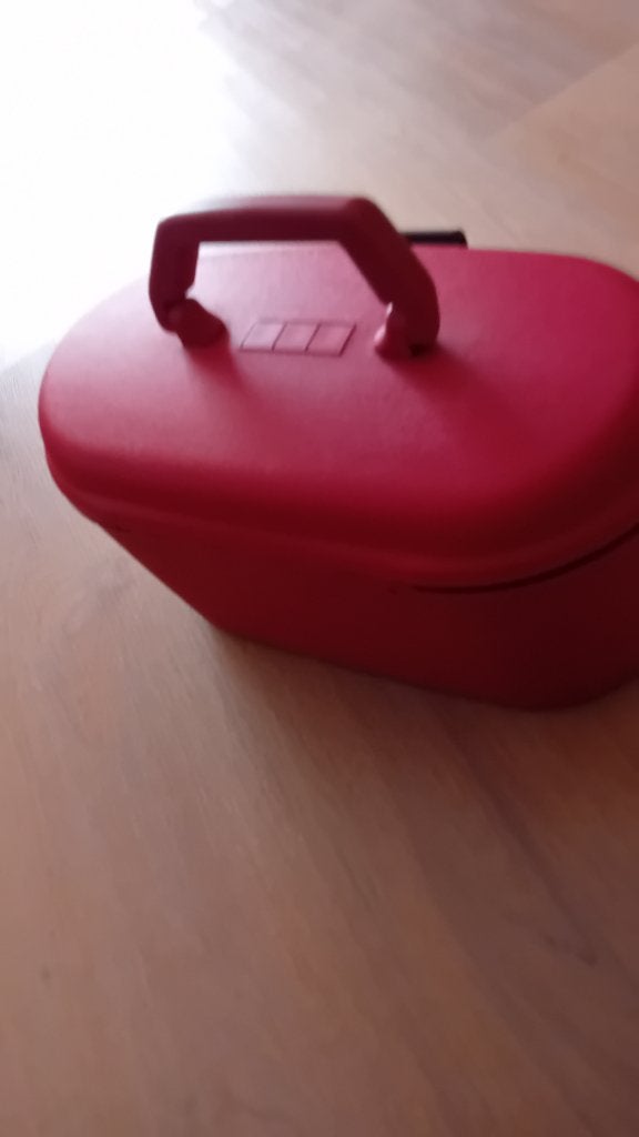Samsonite Beautycase Red met cijferslot, Ophalen of Verzenden, Zo goed als nieuw, Rood, Met slot