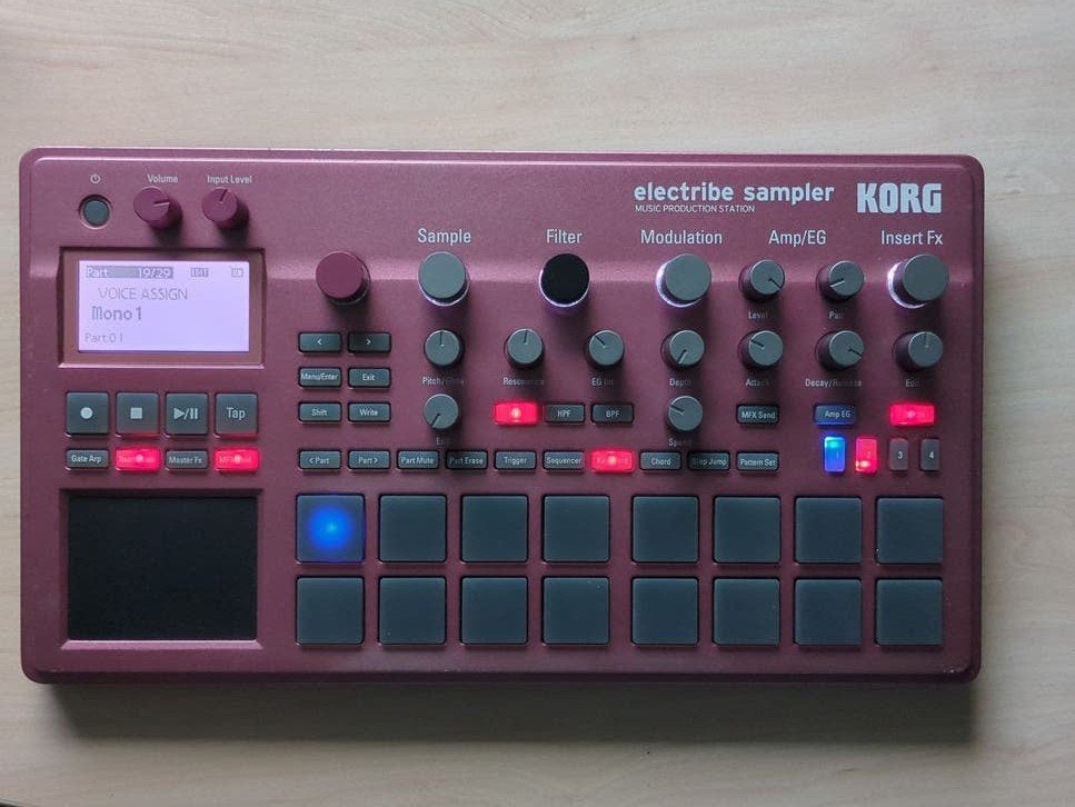 Korg Electribe Sampler, Gebruikt, Korg, Met midi-aansluiting, Overige aantallen