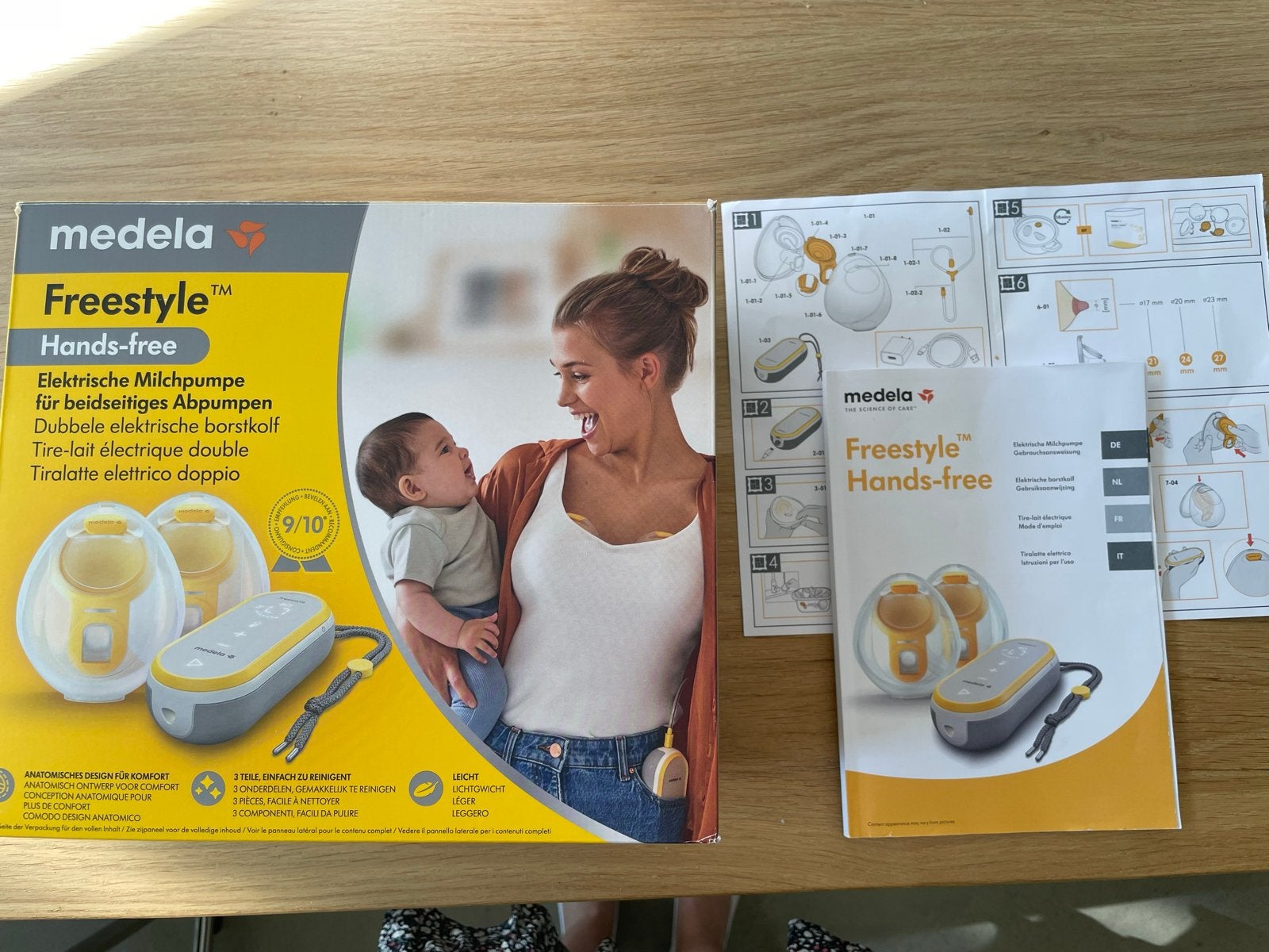 Medela Freestyle Hands-free dubbele elektrische borstkolf, Ophalen, Gebruikt