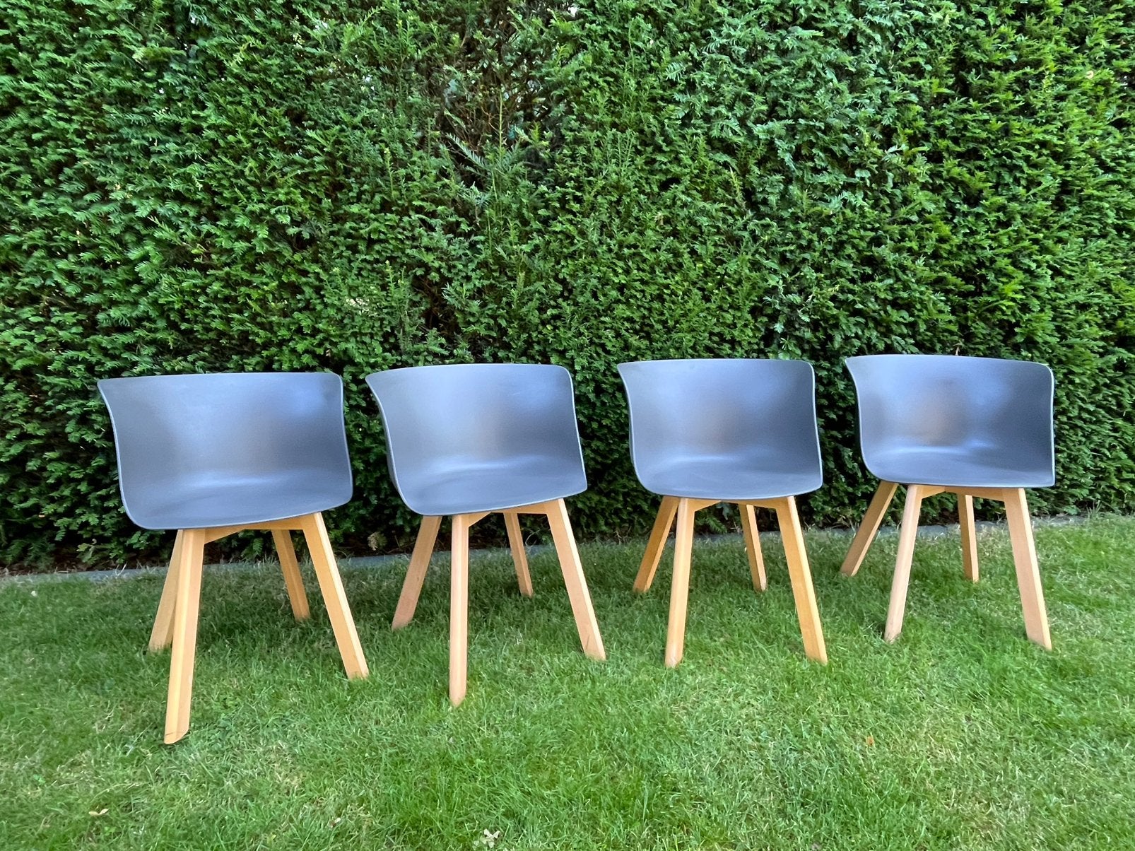 4 Mooie Kuipstoelen, Tuin en Terras, Ophalen, Zo goed als nieuw, Kunststof