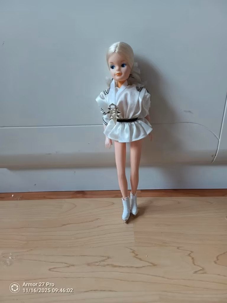 Vintage Sindy Pop Op Schaatsen, Verzamelen, Ophalen of Verzenden, Zo goed als nieuw, Pop