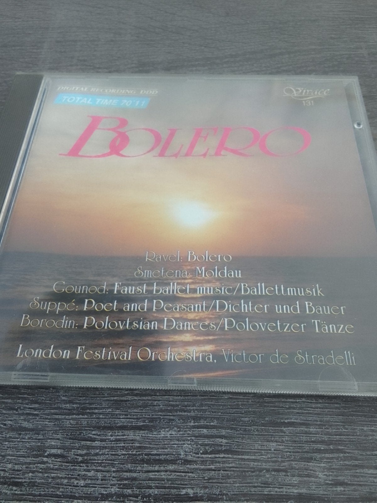 Bolero - Klassieke CD met Ravel, Smetana, Gounod e.a., Ophalen, Gebruikt, Overige componisten, Orkest of Ballet