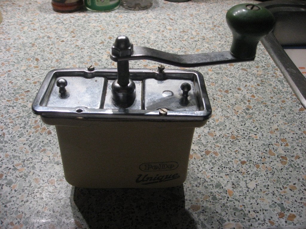 PeDe Unique Bakelieten retro koffie molen, Ophalen of Verzenden