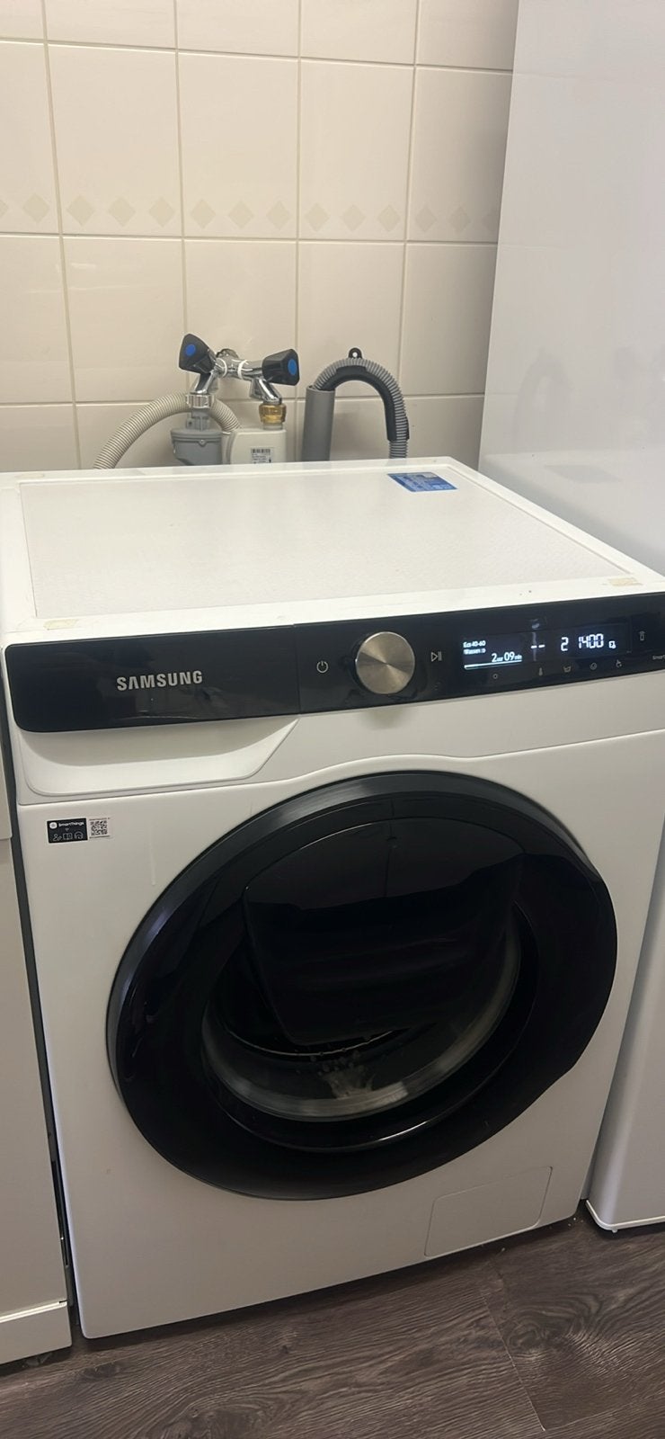 Samsung Wasmachine 9 kg 1400 RPM, Ophalen, 1200 tot 1600 toeren, 8 tot 10 kg, Zo goed als nieuw