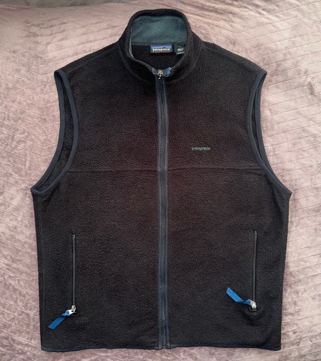Patagonia Synchilla Fleece Vest, Kleding | Heren, Bodywarmers, Ophalen of Verzenden, Zo goed als nieuw, Maat 52/54 (L), Zwart