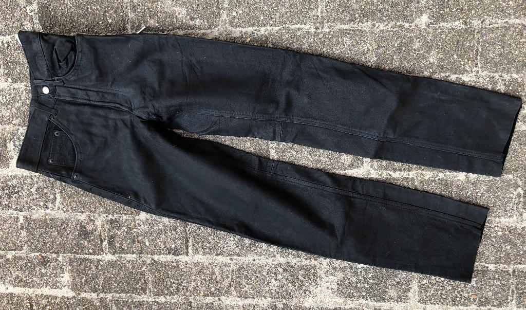 Leren strakke broek taille maat 27, Zwart, Ophalen of Verzenden, Zo goed als nieuw, Maat 34 (XS) of kleiner