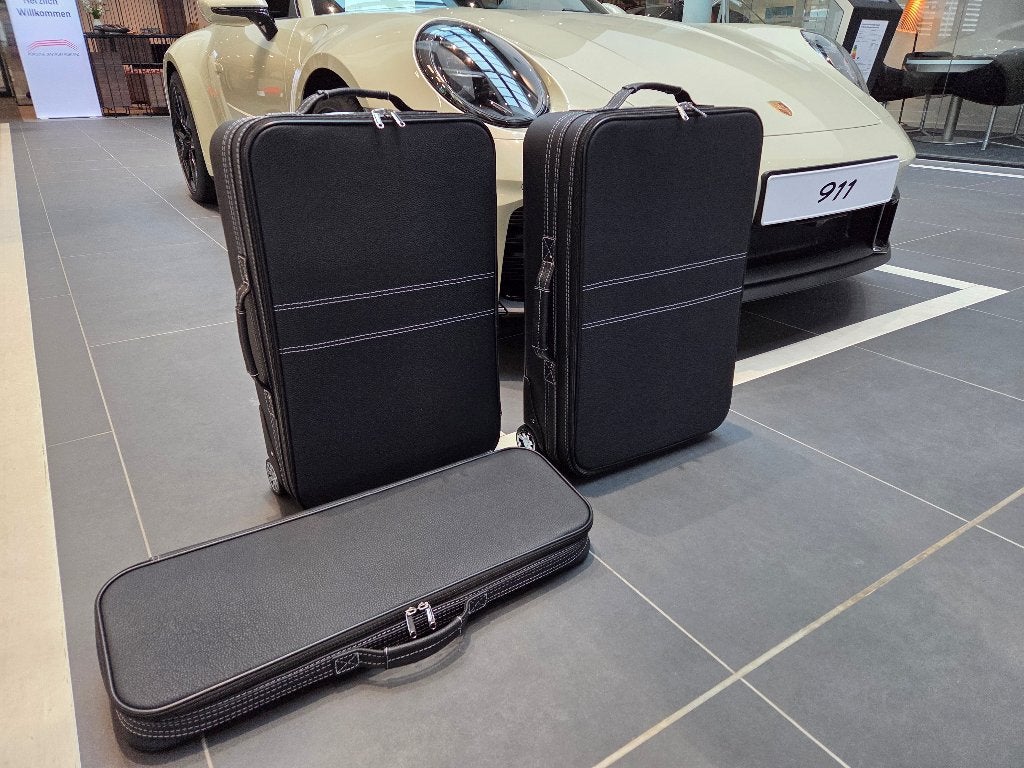 Roadsterbag lederen kofferset Porsche 911 992 Cabrio+Coupe, Verzenden, Nieuw