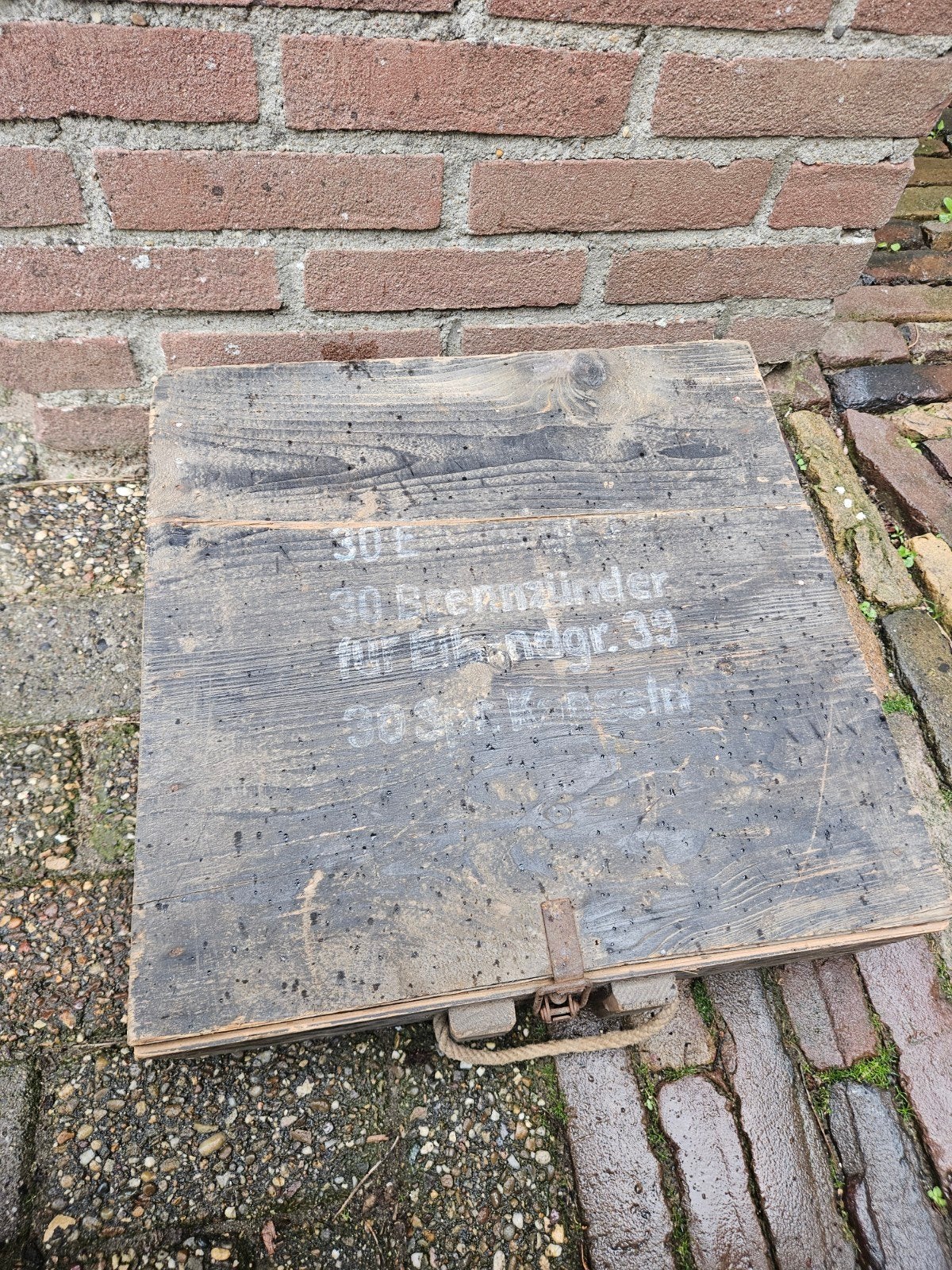 eihandgranaat kist laatoorlogs, Ophalen of Verzenden, Landmacht, Duitsland, Kist of Geocache