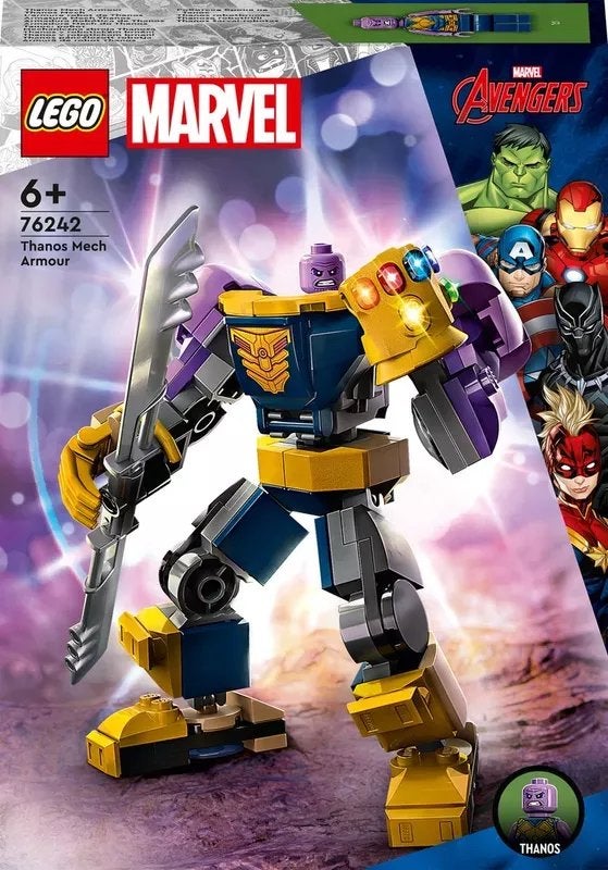 LEGO Marvel Super Heroes 76242: Thanos Mecha, Gebruikt, Marvel, Lego, Ophalen of Verzenden