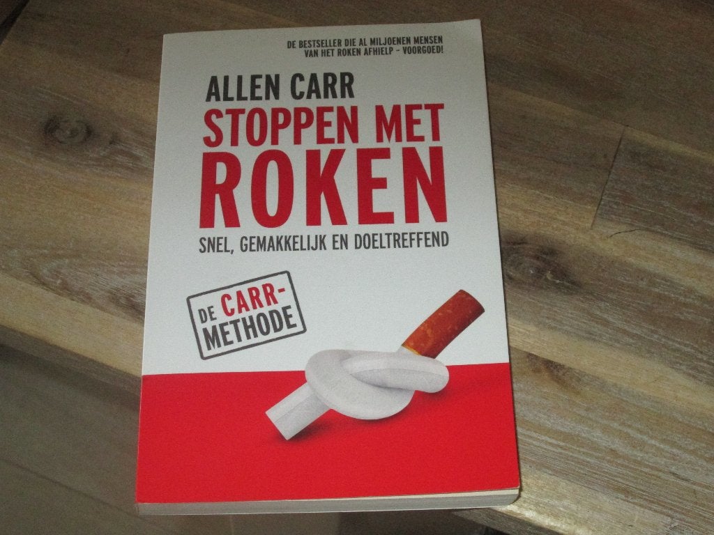 Allen Carr: Stoppen met Roken - De Carr Methode, Allen Carr, Ophalen of Verzenden, Zo goed als nieuw, Gezondheid en Conditie