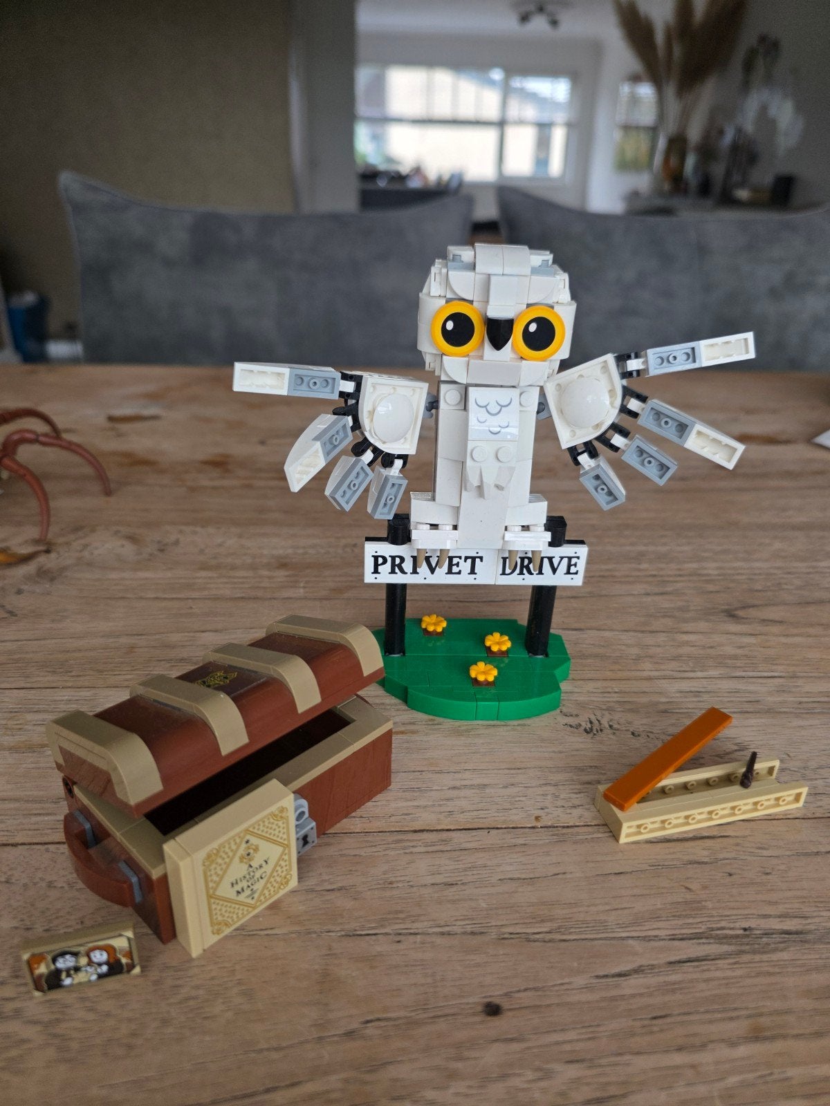 Lego Harry Potter 76425 Hedwig met koffer, Ophalen of Verzenden, Zo goed als nieuw