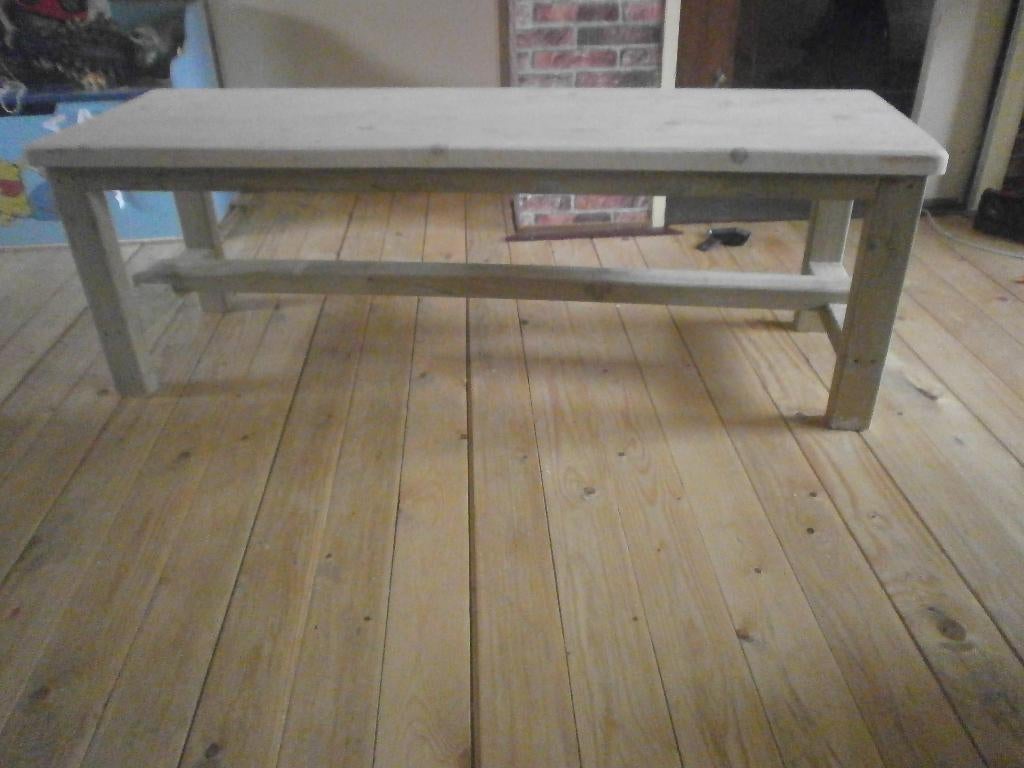 tuinbankje met onderbalk, Tuin en Terras, Tuinbanken, Ophalen of Verzenden, Nieuw, Hout