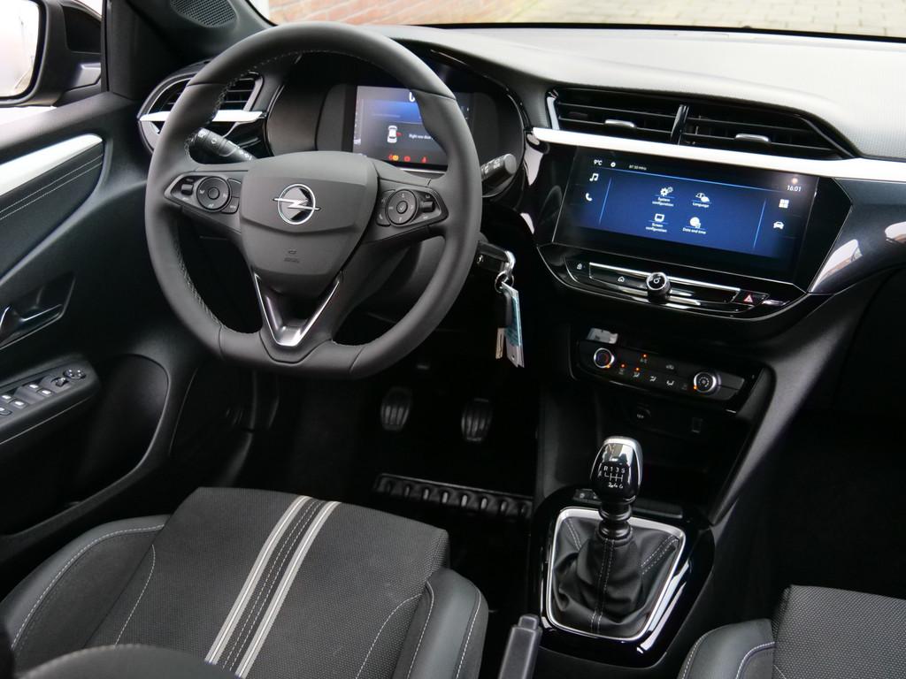 Opel Corsa 1.2 Turbo GS 100 Pk Apple Carplay / DAB / PDC / C, Voorwielaandrijving, Zwart, Handgeschakeld, 3 cilinders
