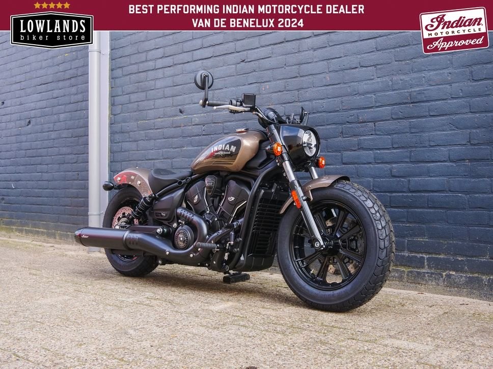 INDIAN MOTORCYCLE SCOUT BOBBER LIMITED + TECH - ACTIE ROAARR, 2 cilinders, Chopper, Onbekend, Meer dan 35 kW