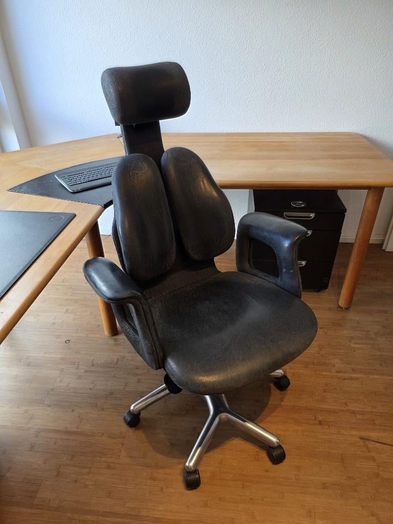 Ergonomische Grahl bureaustoel – Duo‑Back design, Ophalen, Zo goed als nieuw, Zwart, Bureaustoel