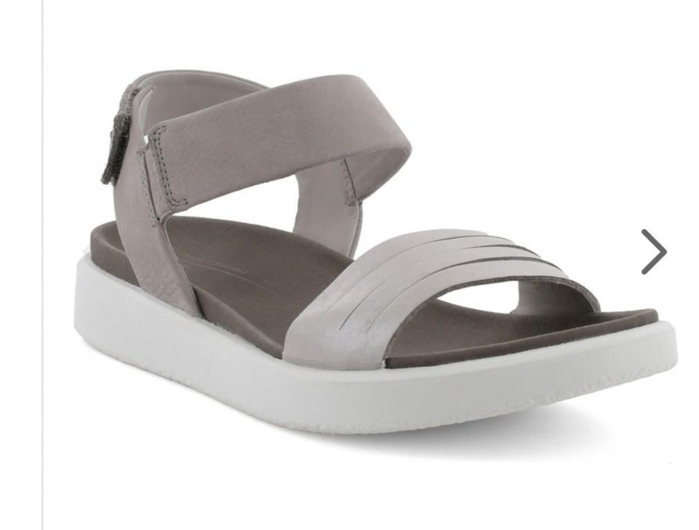 Ecco sandalen 40 moonrock flowt easy comfy wear, Ecco, Zo goed als nieuw, Grijs, Sandalen of Muiltjes