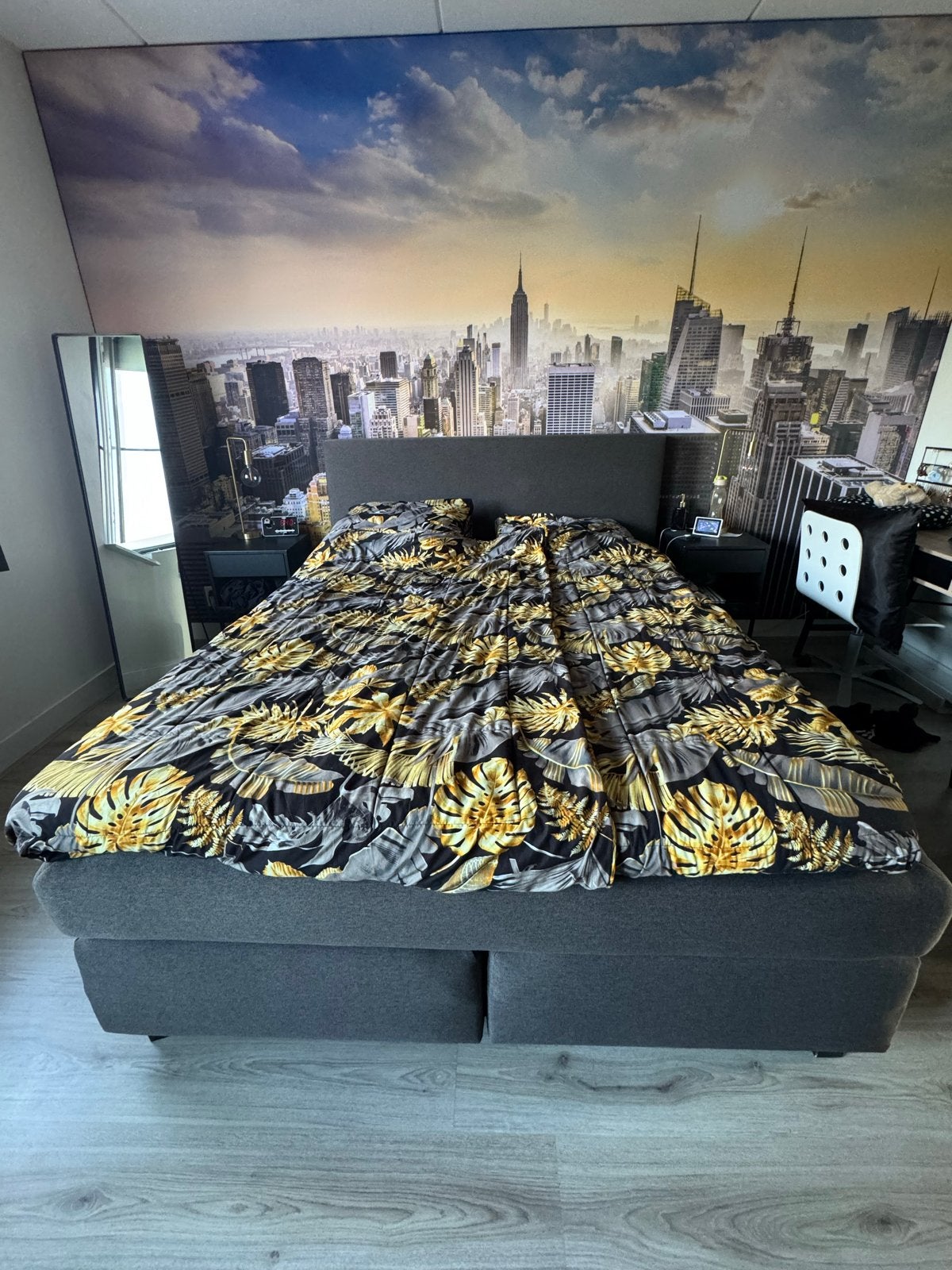 Boxspring 160x210, Ophalen, Gebruikt, 210 cm, Tweepersoons