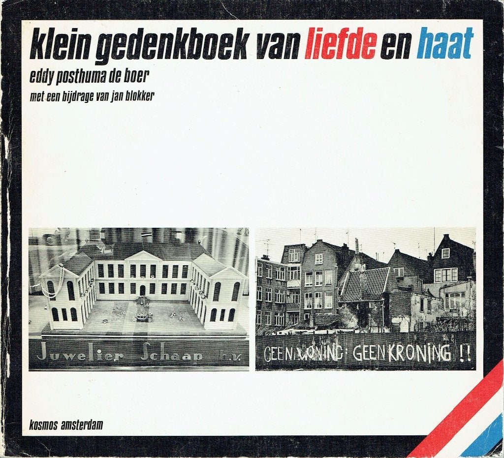 Klein gedenkboek van liefde en haat Eddy Posthuma de Boer, Boeken, Verzenden, Gelezen, Fotografen