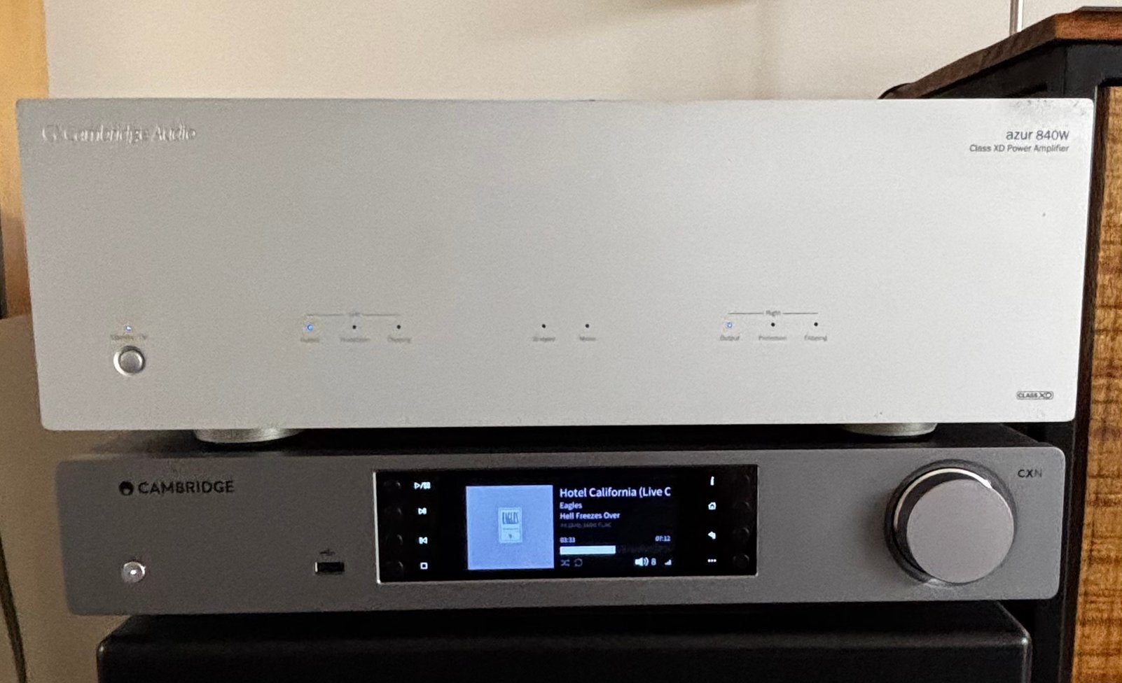 Cambridge  Azur 840w eindversterker, Ophalen, Zo goed als nieuw, 120 watt of meer, Overige merken