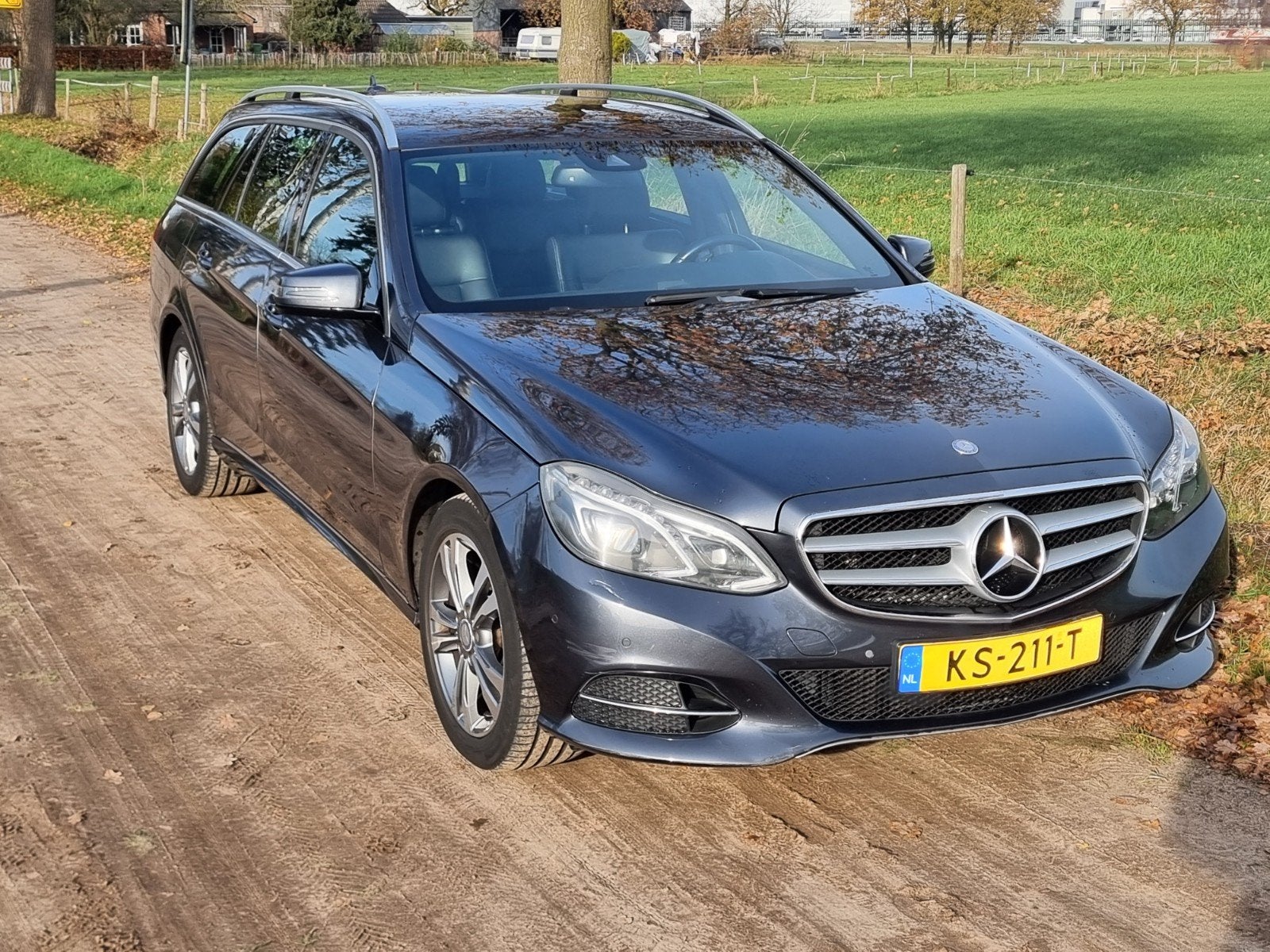 Mercedes-Benz E-Klasse 2.2 CDI E220 Estate AUT 2016 Grijs, Automaat, Achterwielaandrijving, Stationwagon, Diesel