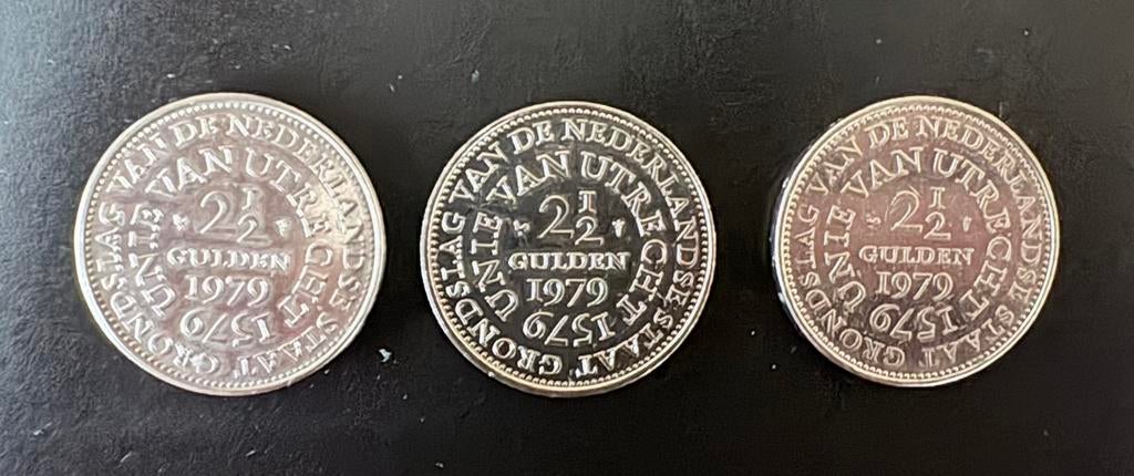Rijksdaalders Unie van Utrecht 1979, Ophalen of Verzenden, Nederland, Munten