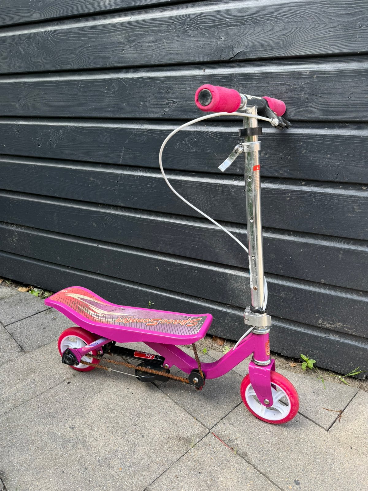 Space scooter, Ophalen, Zo goed als nieuw
