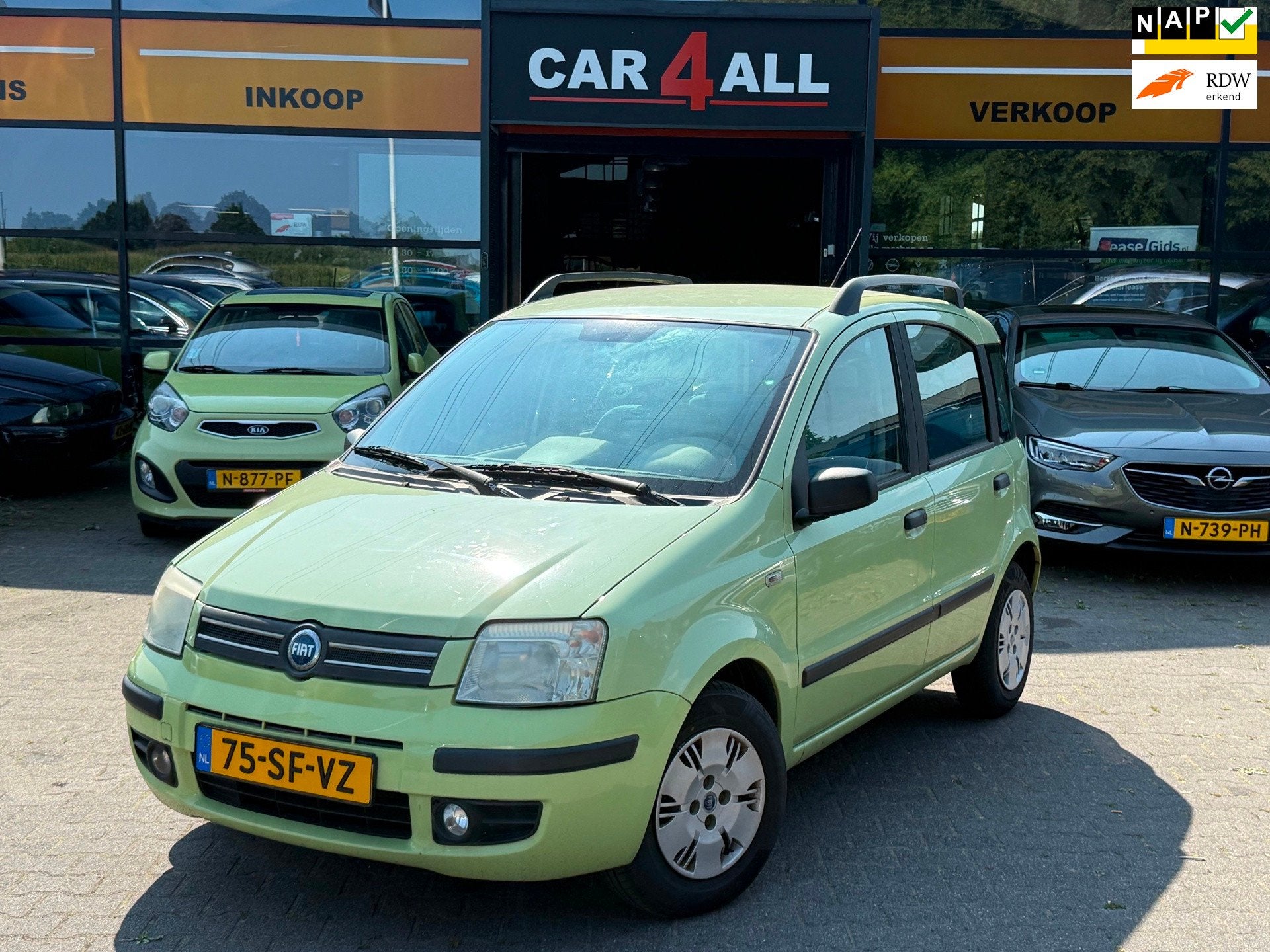 Fiat Panda 1.2 Class NAP/RIJDT PERFECT/GEEN MANKEMENTEN!, Voorwielaandrijving, Stof, Gebruikt, Origineel Nederlands