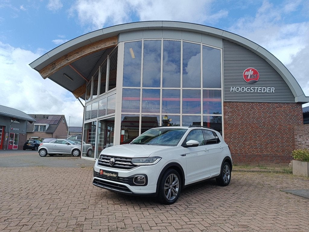 Volkswagen T-Cross 1.0 TSI Style Business R-Line, carplay, a, Auto's, Volkswagen, Gebruikt, Euro 6, 116 pk, Wit