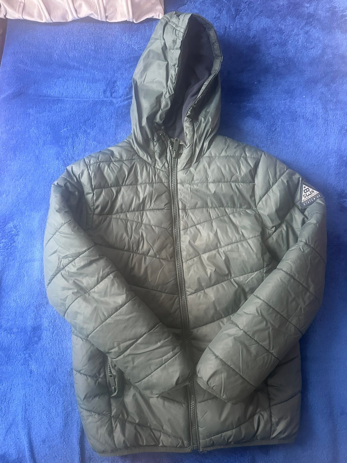 Winterjas maat 140, Ophalen of Verzenden, Zo goed als nieuw, Overige maten, Groen