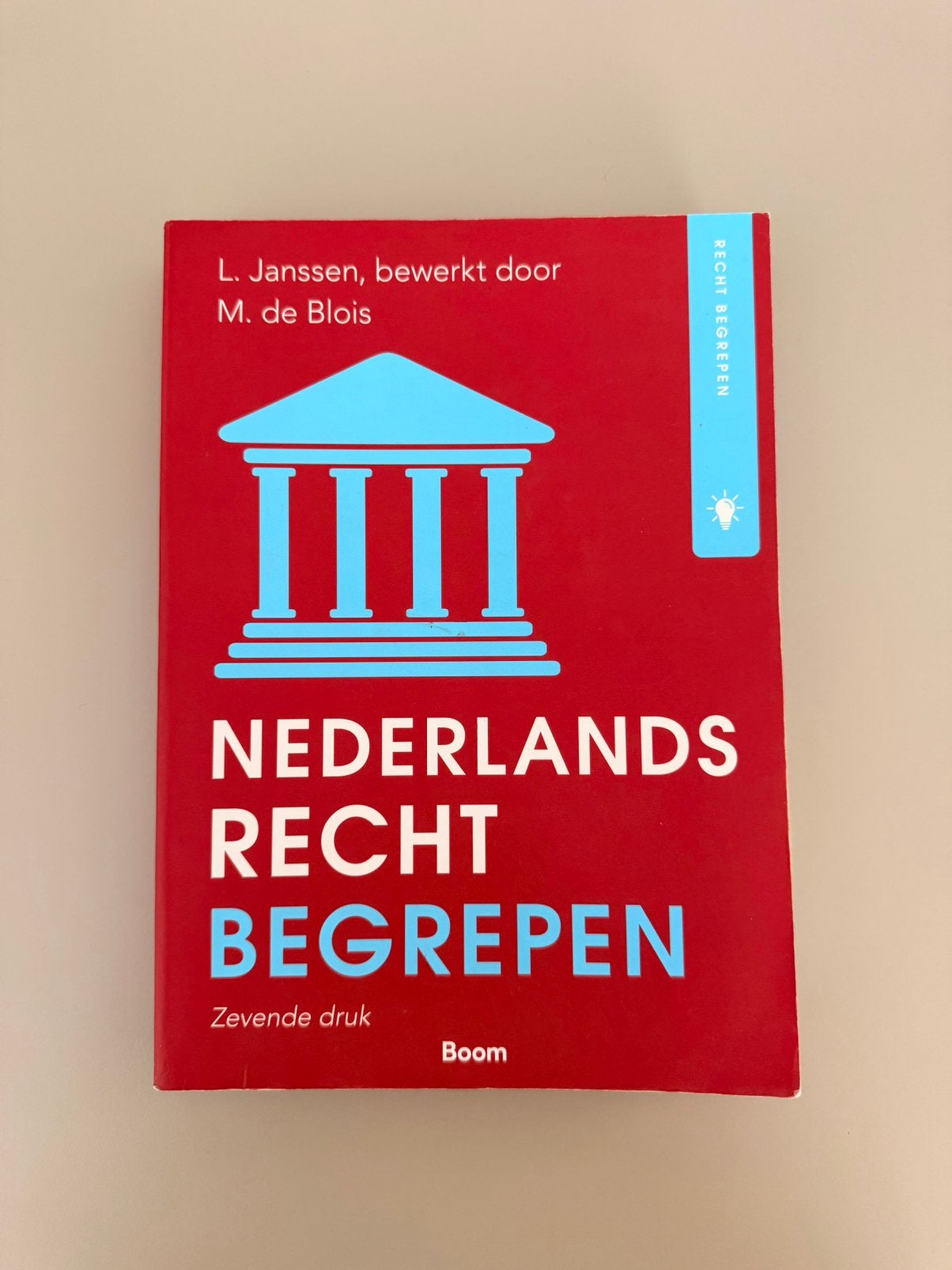 Nederlands Recht Begrepen 7e druk, Ophalen of Verzenden, Zo goed als nieuw, Overige onderwerpen