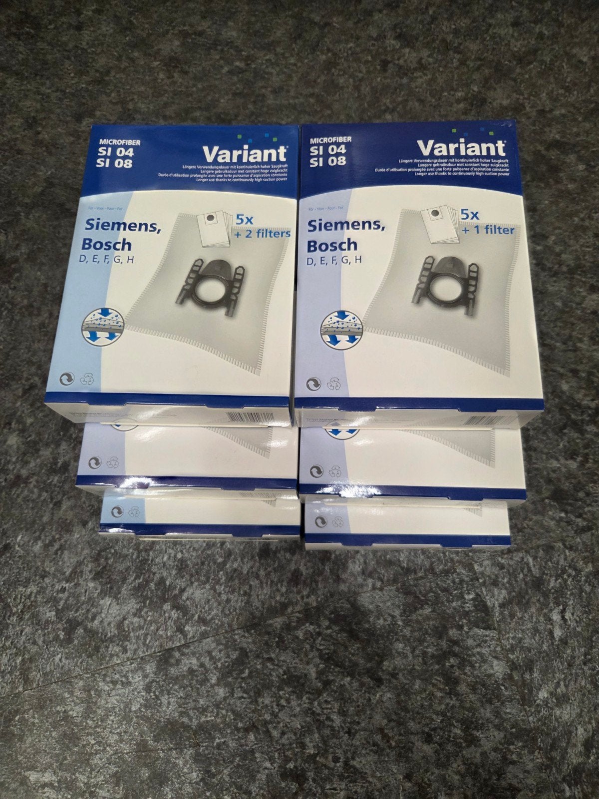 Variant Stofzuigerzakken Microfiber Siemens/Bosch SI 04 S 08, Ophalen of Verzenden, Nieuw