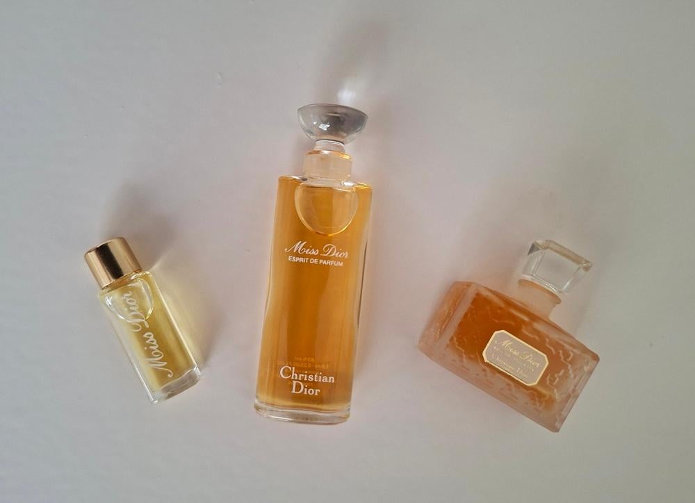 Miss Dior parfum miniaturen set - P/EsDP/EDT, Verzamelen, Parfumverzamelingen, Ophalen of Verzenden, Zo goed als nieuw, Miniatuur