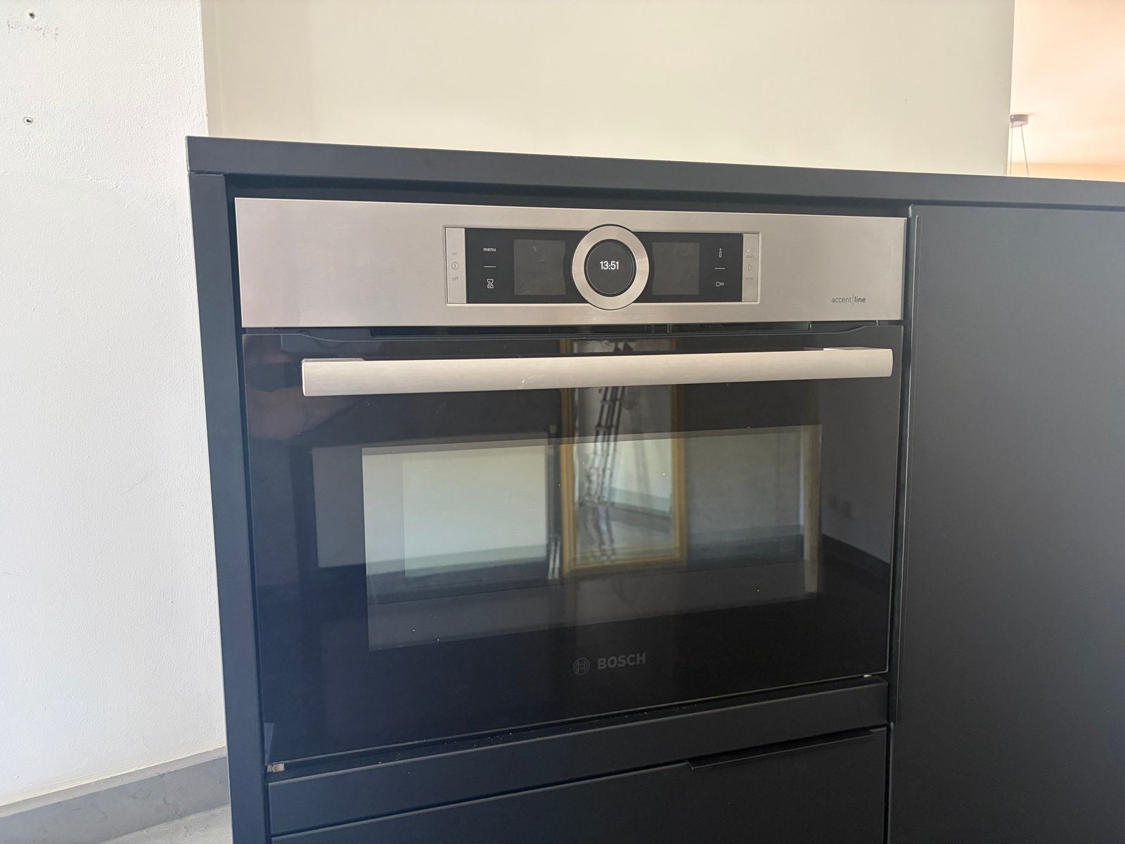 Bosch Accent Line Inbouw Combi-oven met Magnetronfunctie, 45 tot 50 cm, Hete lucht, 60 cm of meer, Inbouw