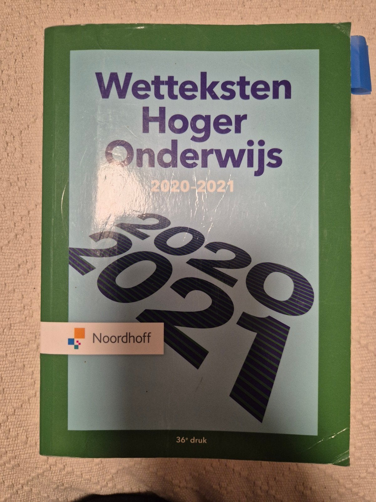 Wetteksten Hoger Onderwijs 2020-2021 - Noordhoff, Ophalen of Verzenden, Gamma, Zo goed als nieuw, HBO