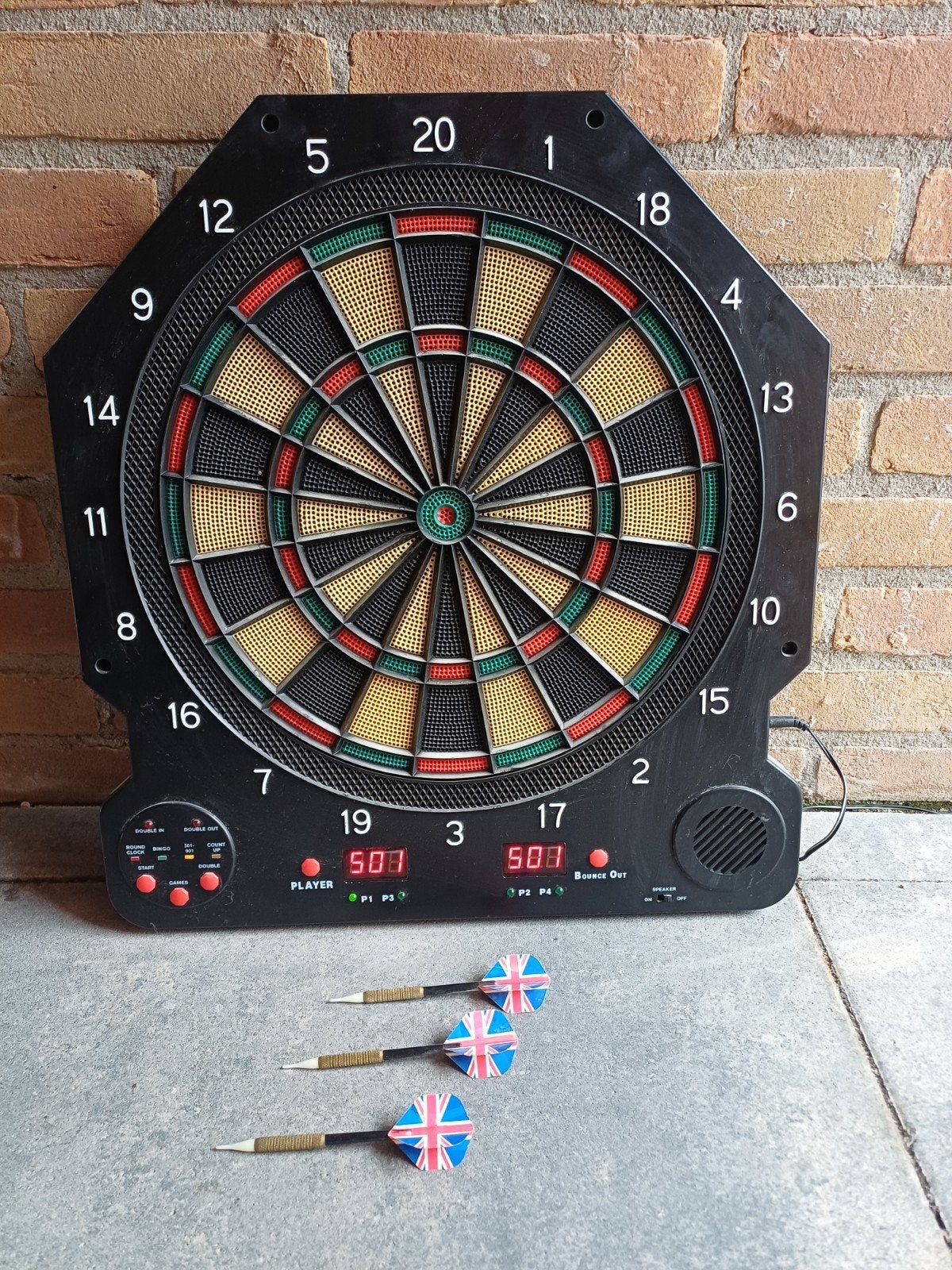 Elektronisch dartbord met soft tip pijlen, Ophalen of Verzenden, Gebruikt, Dartbord met pijlen, Elektronisch