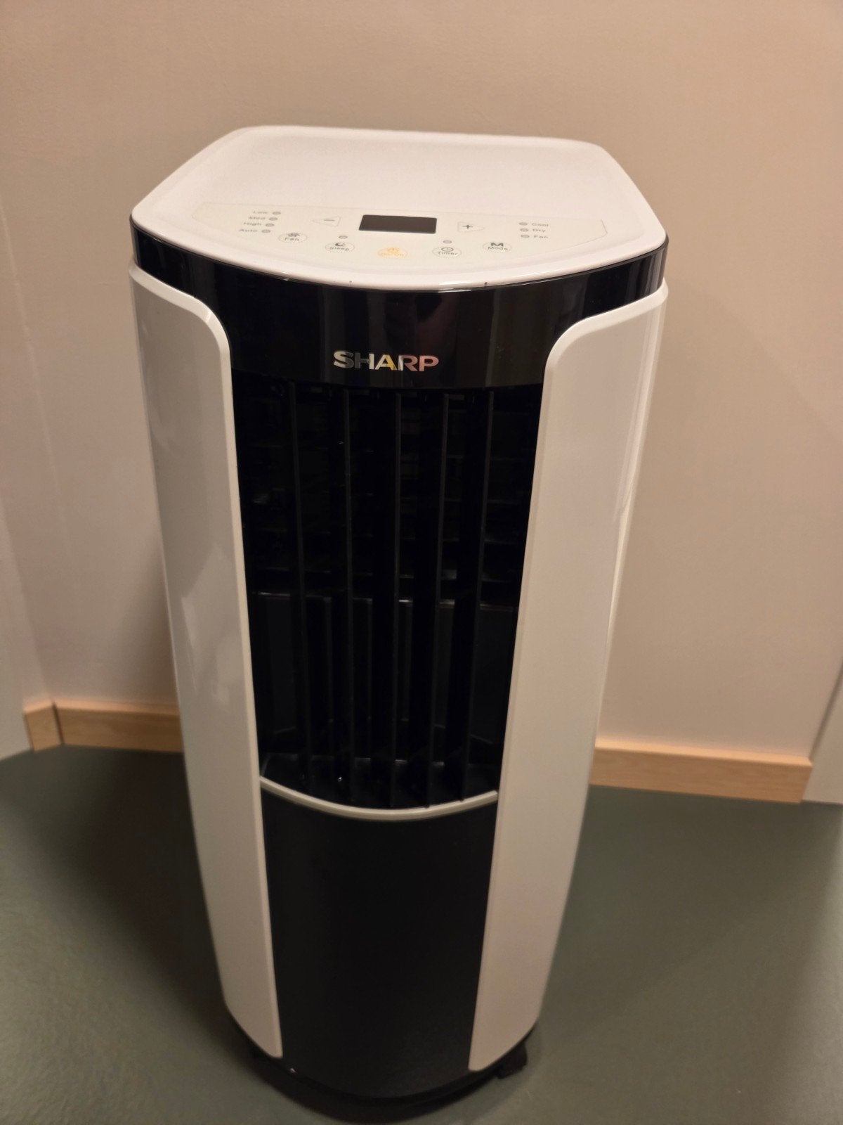 Sharp mobiele airco CV-H9XR, Ophalen, Timer, 3 snelheden of meer, Zo goed als nieuw