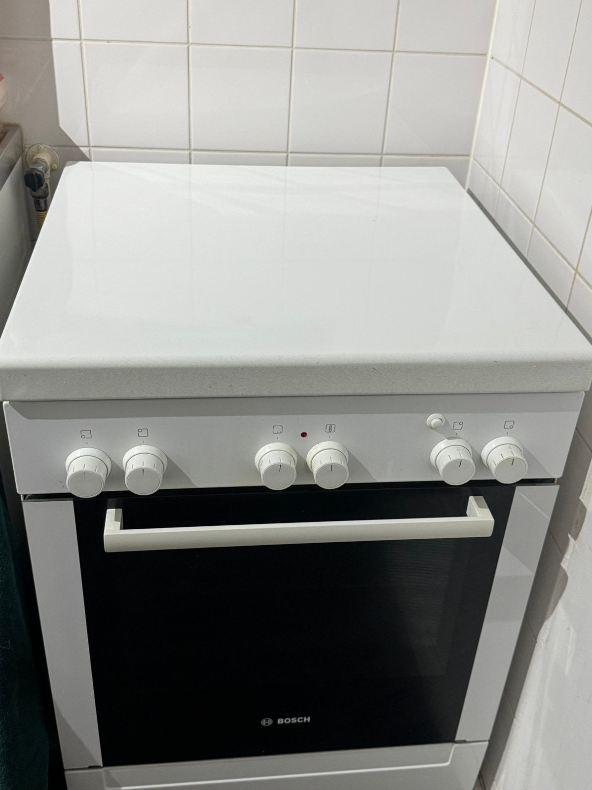 Bosch fornuis, Ophalen, 4 kookzones, Zo goed als nieuw, Gas