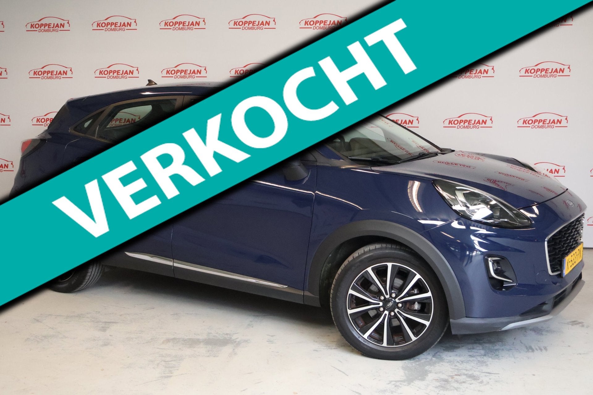 Ford Puma 1.0 EcoBoost Hybrid Titanium NL Auto|Apple Carplay, Blauw, 23 km/l, Origineel Nederlands, Hybride Elektrisch/Benzine