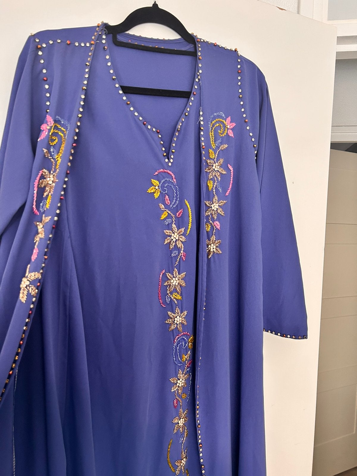 Mooie 2 delige kaftan takchita kimono maat L, Ophalen of Verzenden, Zo goed als nieuw, Maat 38/40 (M), Overige typen
