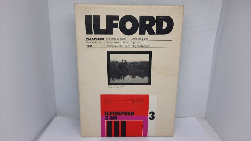 Vintage Ilford Ilfospeed Medium 180 Grade 3 Foto Papier, Fotopapier, Ophalen of Verzenden, Nieuw, Ilford