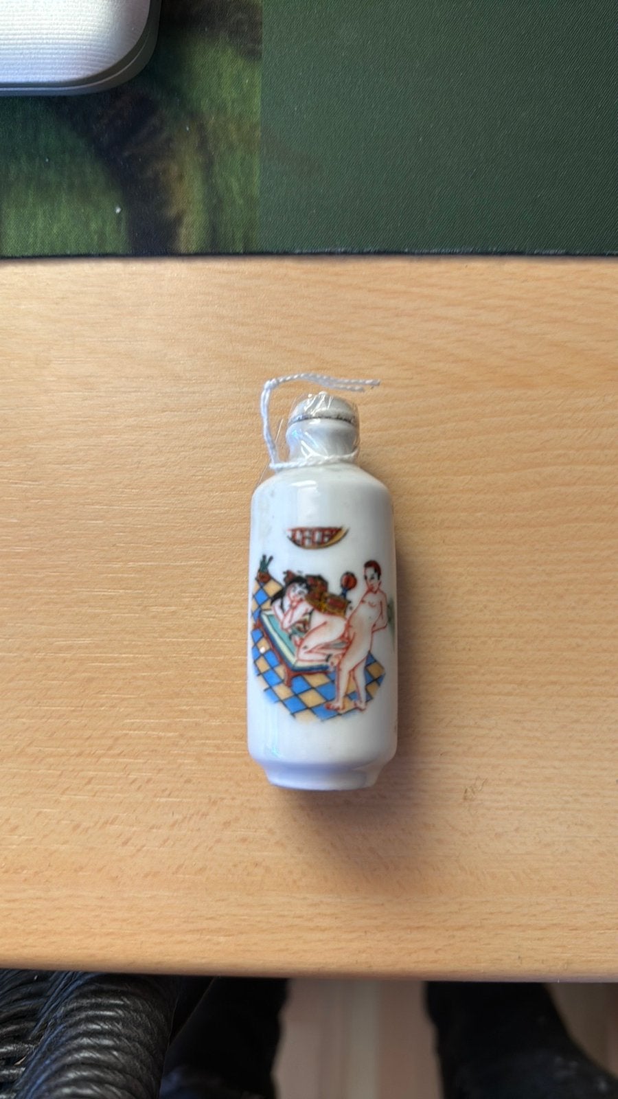 Snuff bottle snuiflesje china oosters porselein, Ophalen of Verzenden