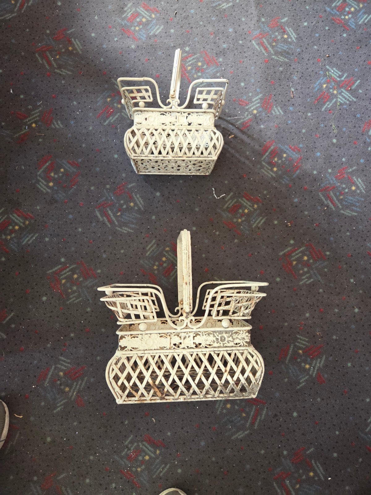 Vintage metal broodmandje of fruitmandje, Ophalen of Verzenden