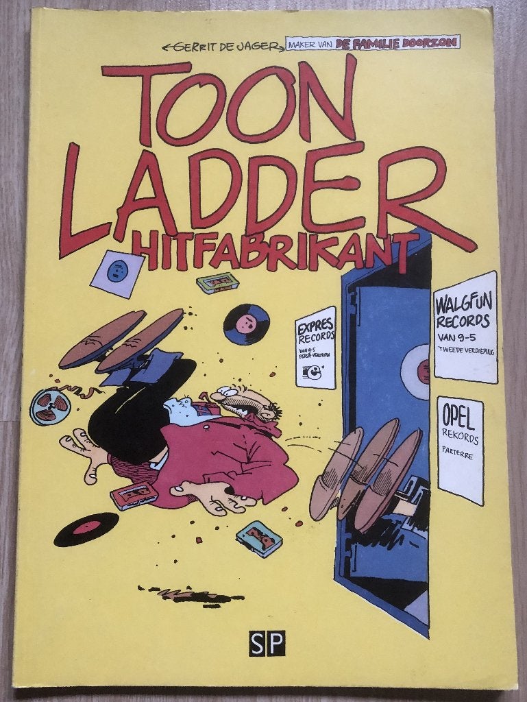 GERRIT DE JAGER - TOON LADDER - HITFABRIKANT - STRIPBOEK, Eén stripboek, Ophalen of Verzenden, Zo goed als nieuw