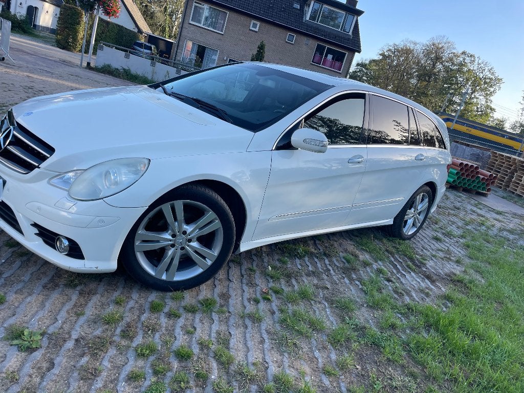 Mercedes-Benz R-Klasse 3.0 CDI R350 Lang 4MATIC AUT 2010 Wit, Auto's, Automaat, R-Klasse, Automatische klimaatregeling, Diesel