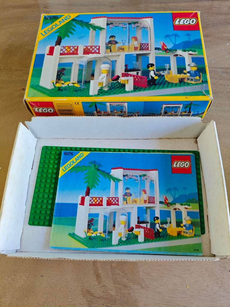 Lego 6376 Breezeway Cafe met doos en instructies, Lego, Ophalen of Verzenden, LEGOLAND, Compleet